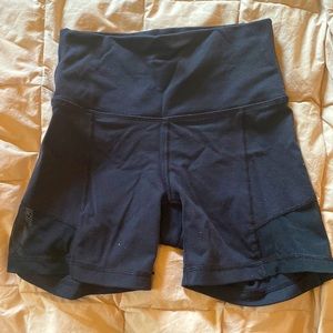 TNA biker shorts with mesh sides size small
